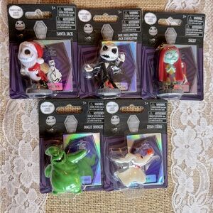 Disney The Nightmare Before Christmas 30th Anniversary Mini Figurine Set Of 5